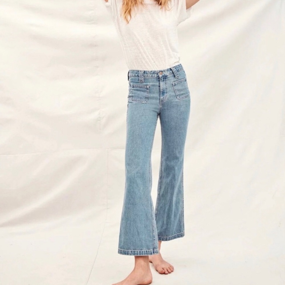 Christy Dawn LuLu Jean Light Moon Wash High Rise High Waist 27